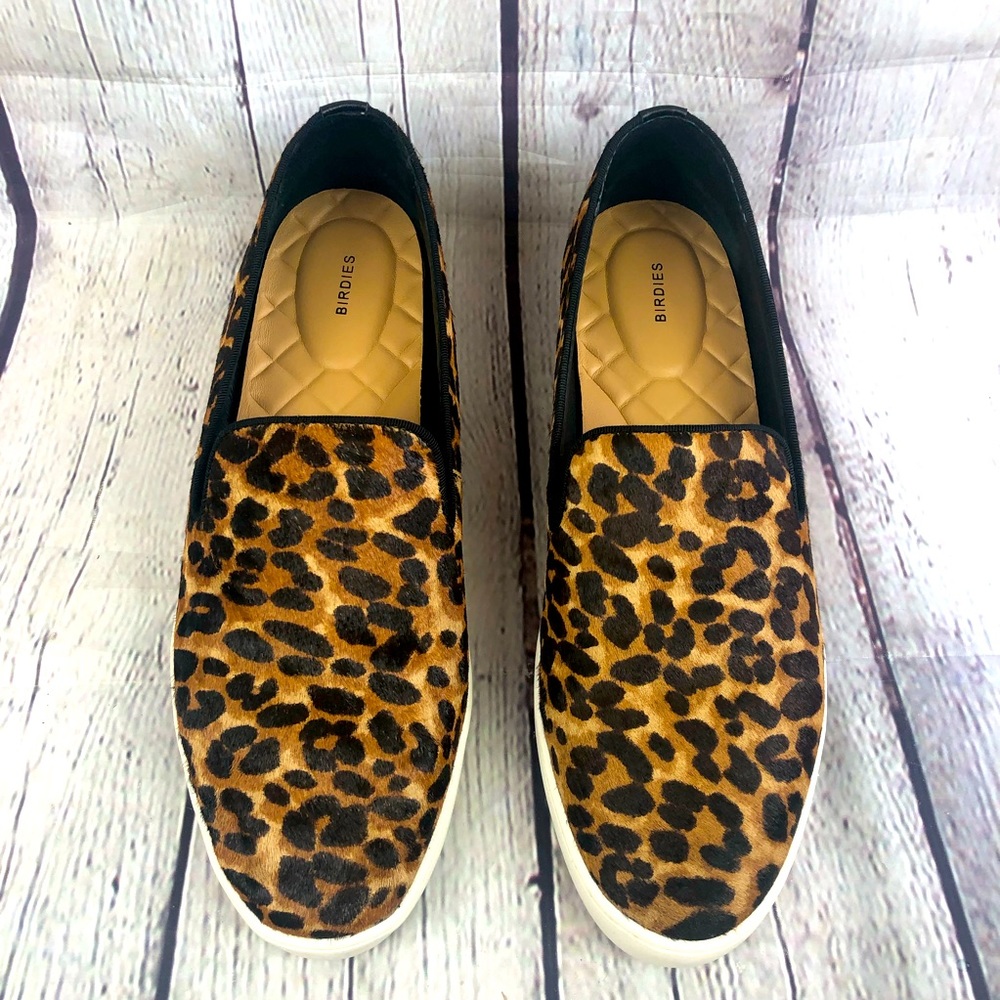 Birdies The Swift Sneaker Leopard Print shoe 9.5